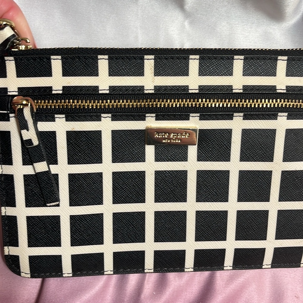 Kate Spade Wristlet In Checkerboard Pattern - image 3
